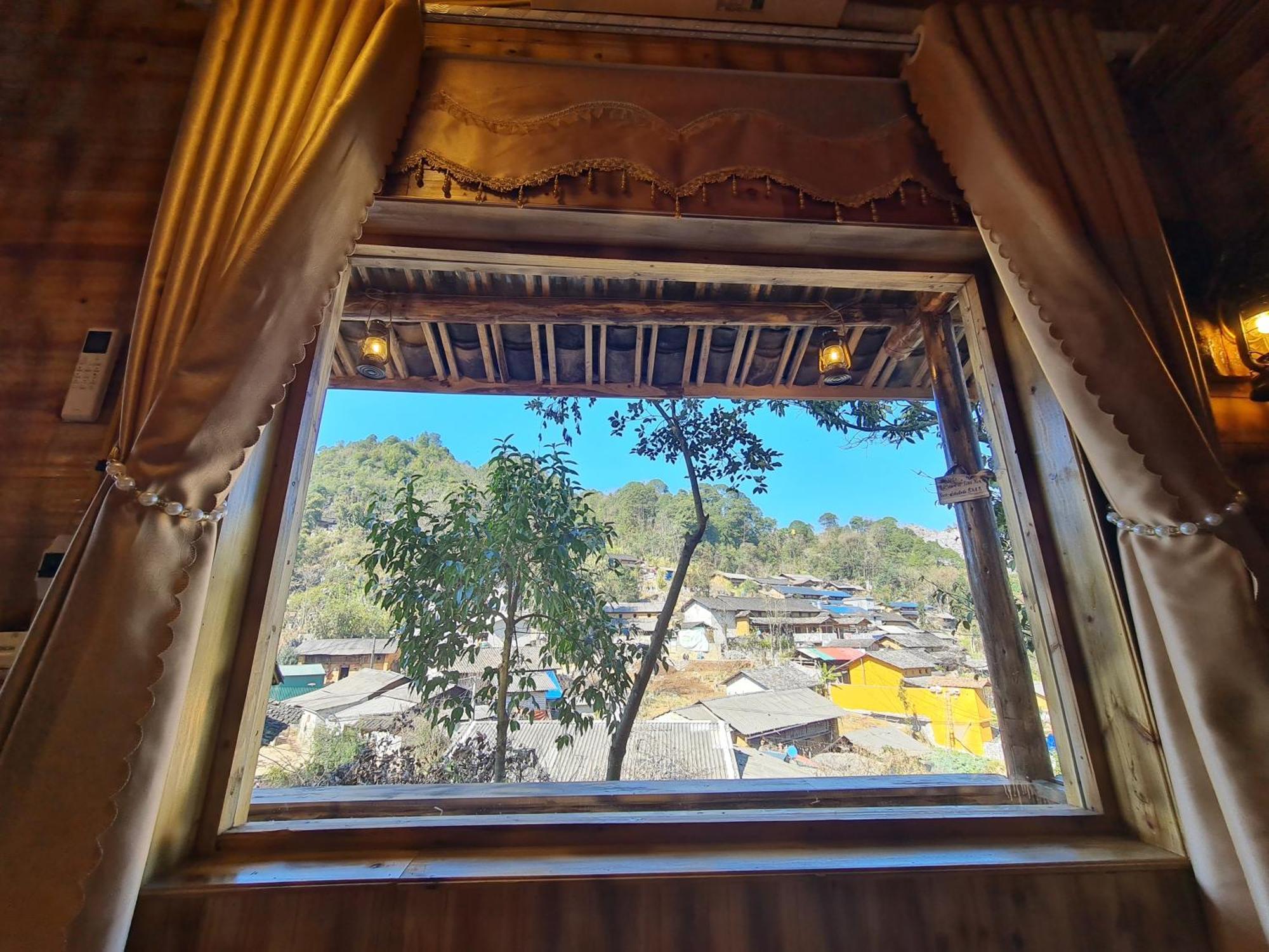 דונג ואן Nha Co Lao Xa Homestay Hmong & Bungalow Air Conditioner מראה חיצוני תמונה